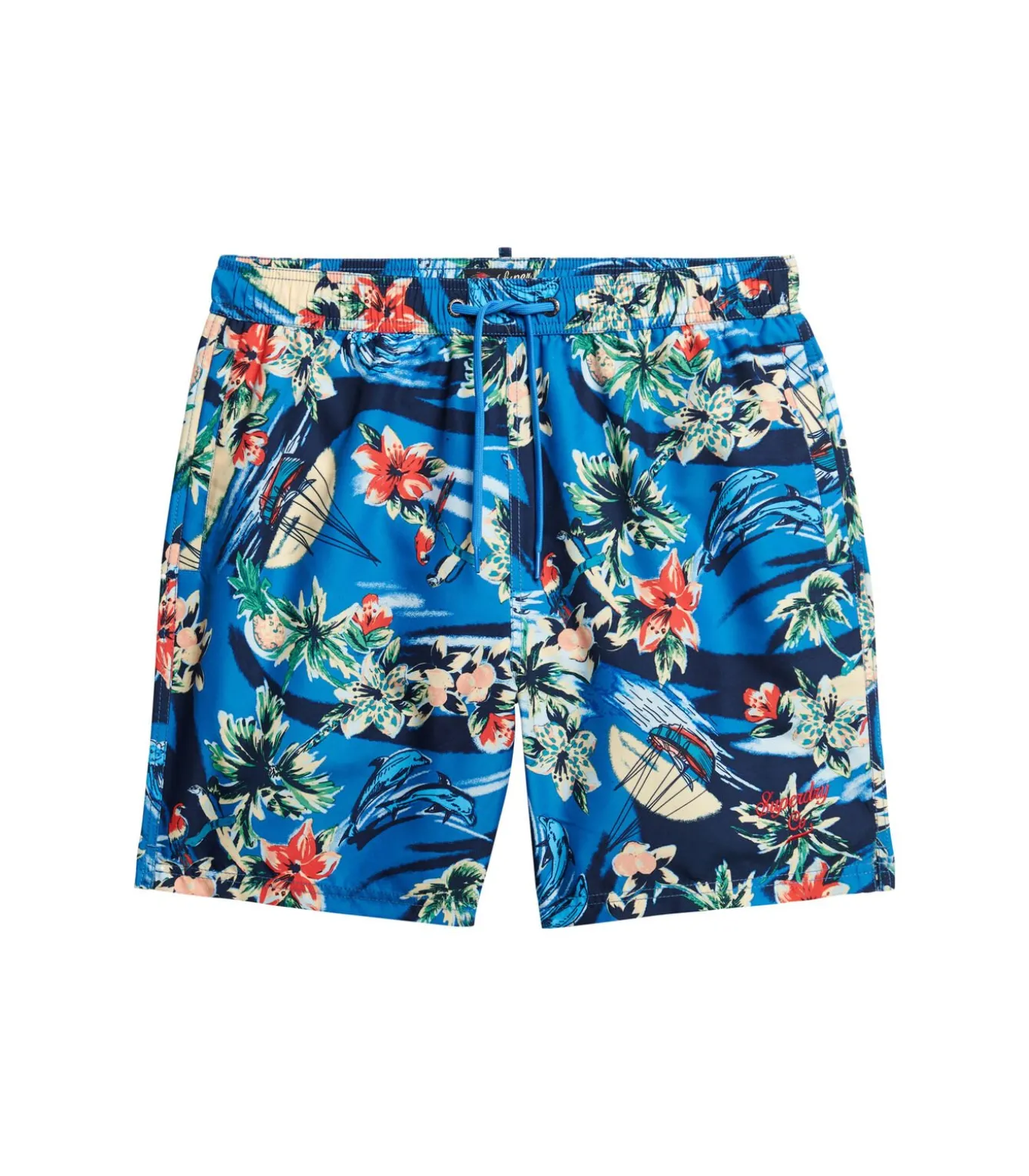Zwemshort met Hawaii-print