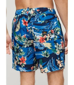 Zwemshort met Hawaii-print