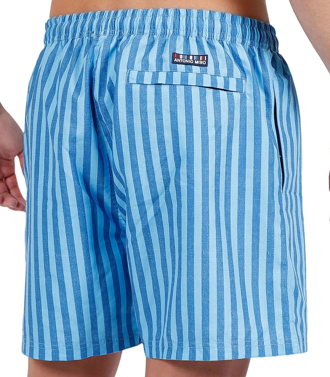 Zwemshort Stripes Antonio Miro blauw